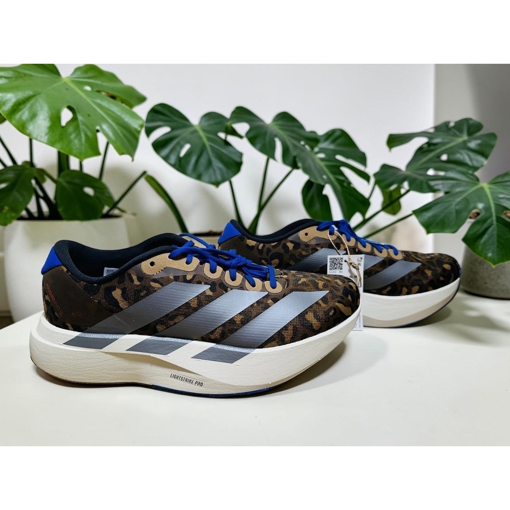 Adidas Adizero EVO SL Leopard Preloved Brown Men's 11 JS4493 New
